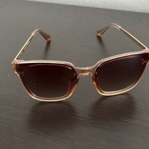 Beeline Brown Gradient Square Sunglasses - Women